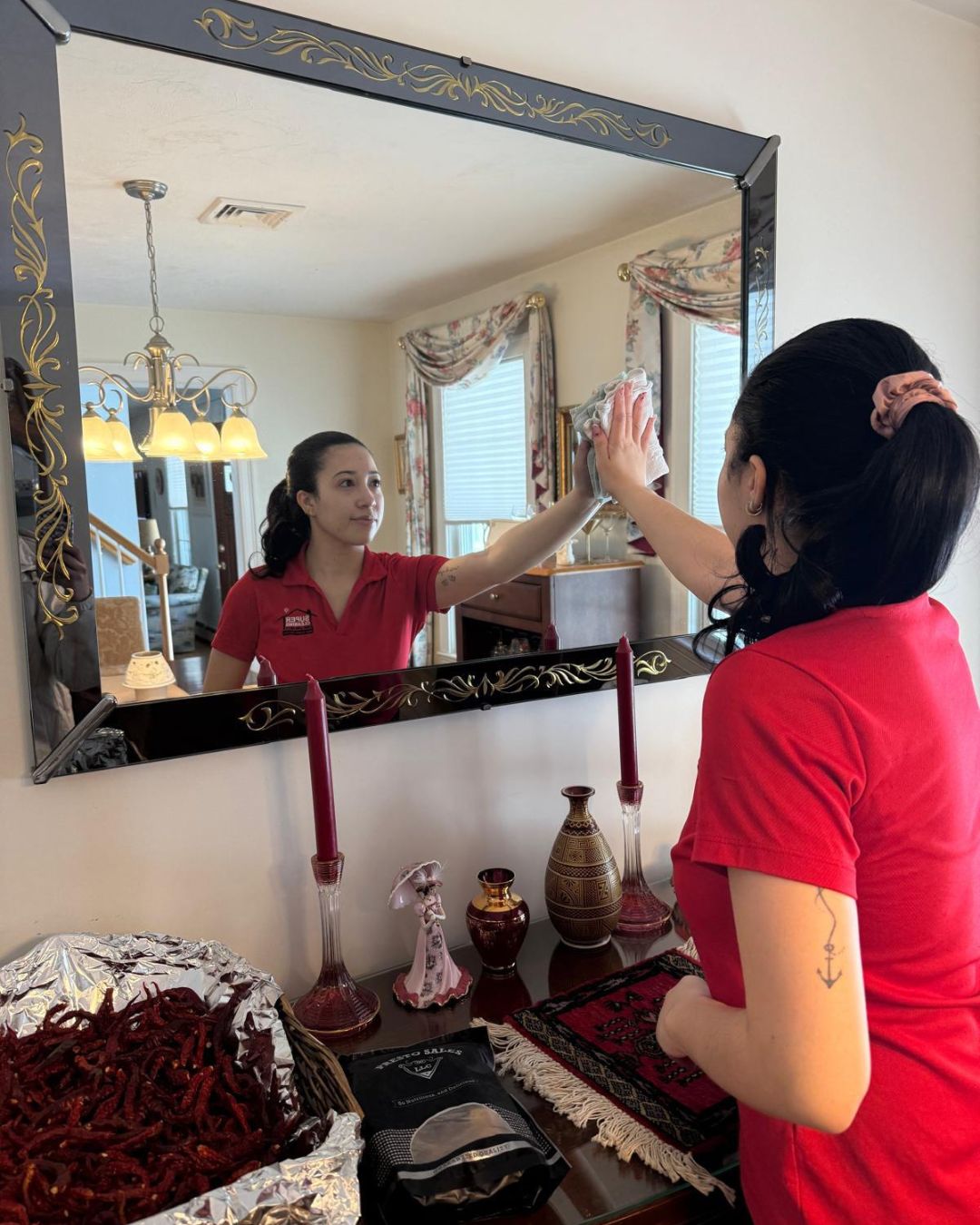 Deep Clean — Mirrors and Surfaces